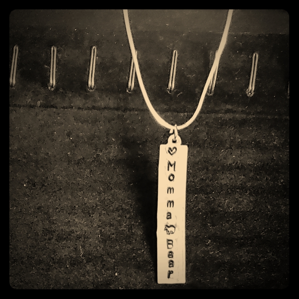 Custom momma bear designs for necklaces